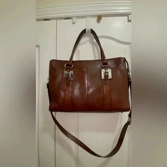 Wilson leather original back, rown color great conditions with adjstbel strap - Picture 1 of 14